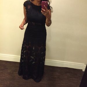 Marciano long black dress